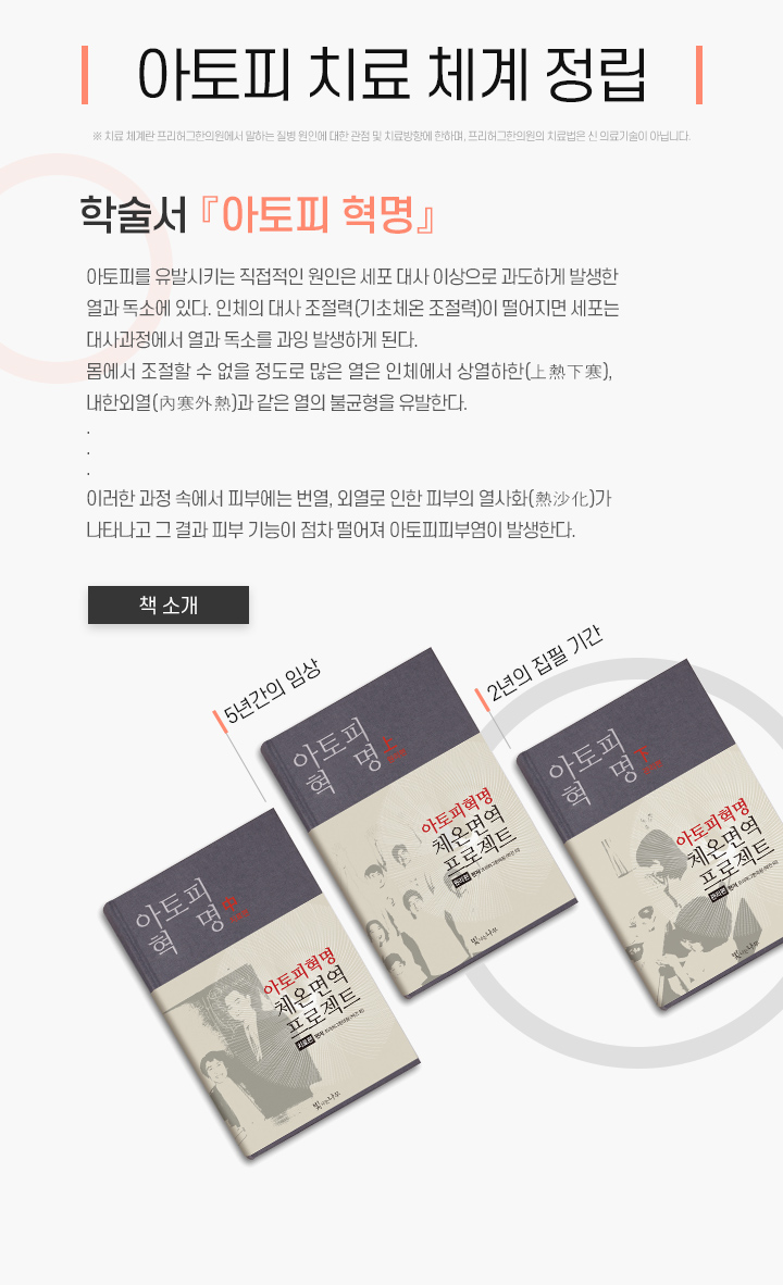 아토피 치료 체계 정립, 아토피 혁명