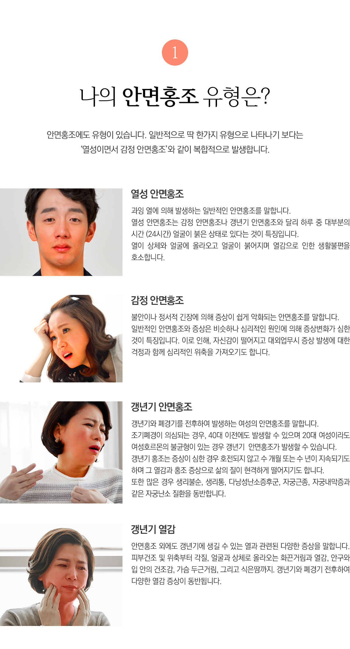 나의 안면홍조 유형은?