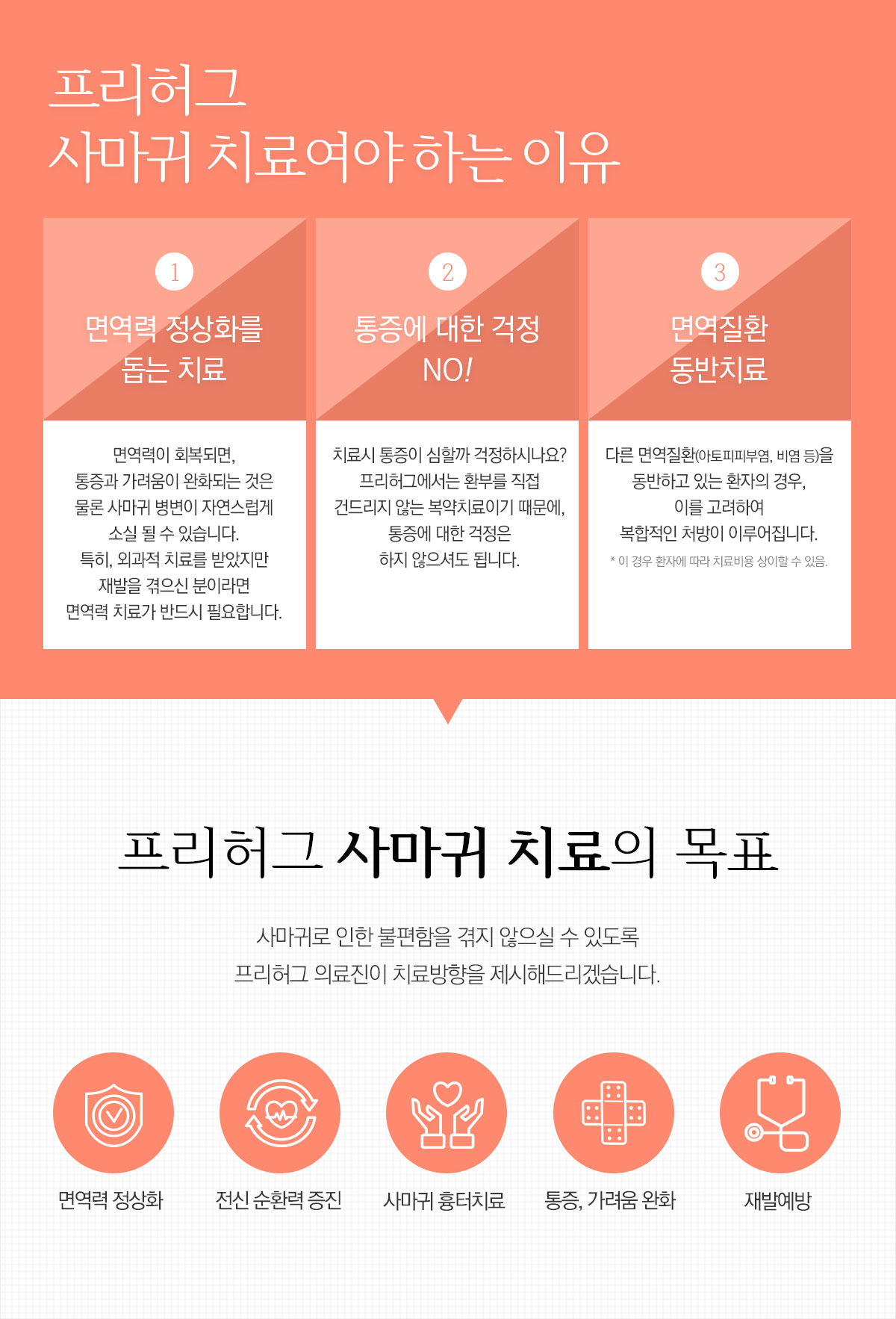 프리허그 사마귀 치료여야 하는 이유 프리허그 사마귀 치료의 목표